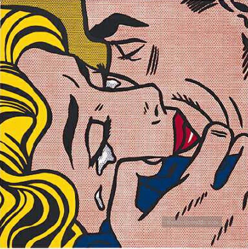 küssen Roy Lichtenstein Ölgemälde